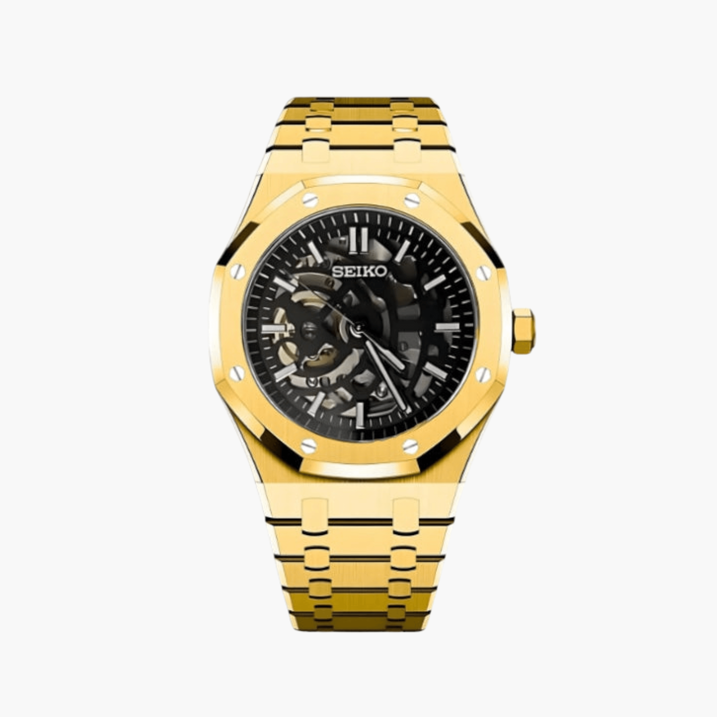 Royal Seikoak Skeleton Guld