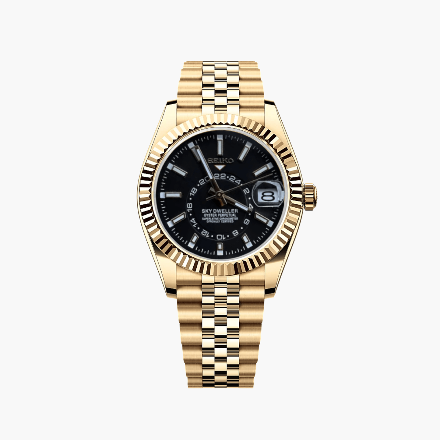 SeikoDweller Guld/Sort