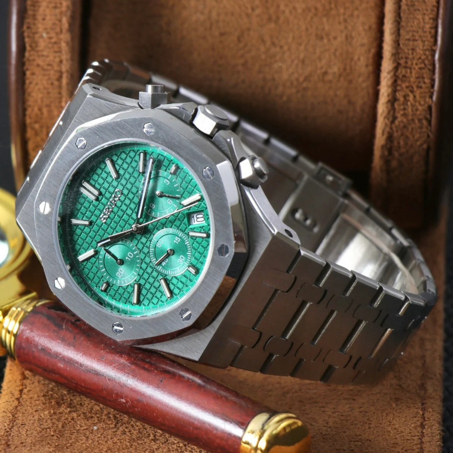 Royal Seikoak Chrono Grøn