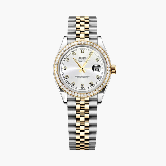 Ladyjust Tofarvet Hvid Diamant