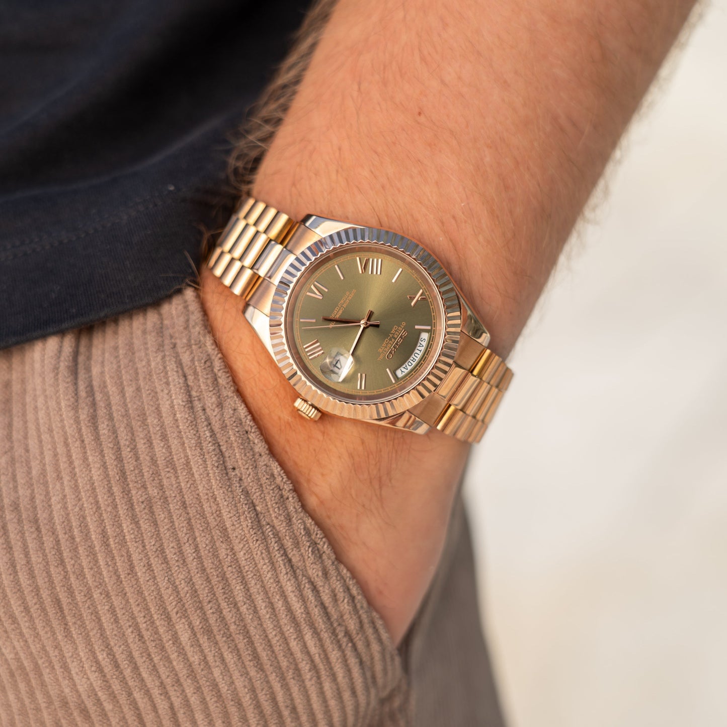 Seikodate Oliven︱Roséguld