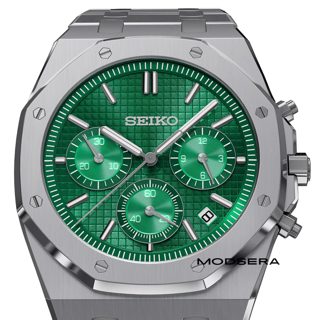 Royal Seikoak Chrono Grøn