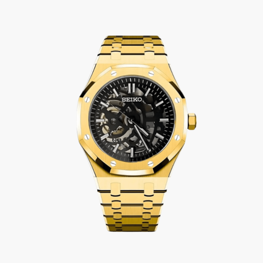 Royal Seikoak Skeleton Guld