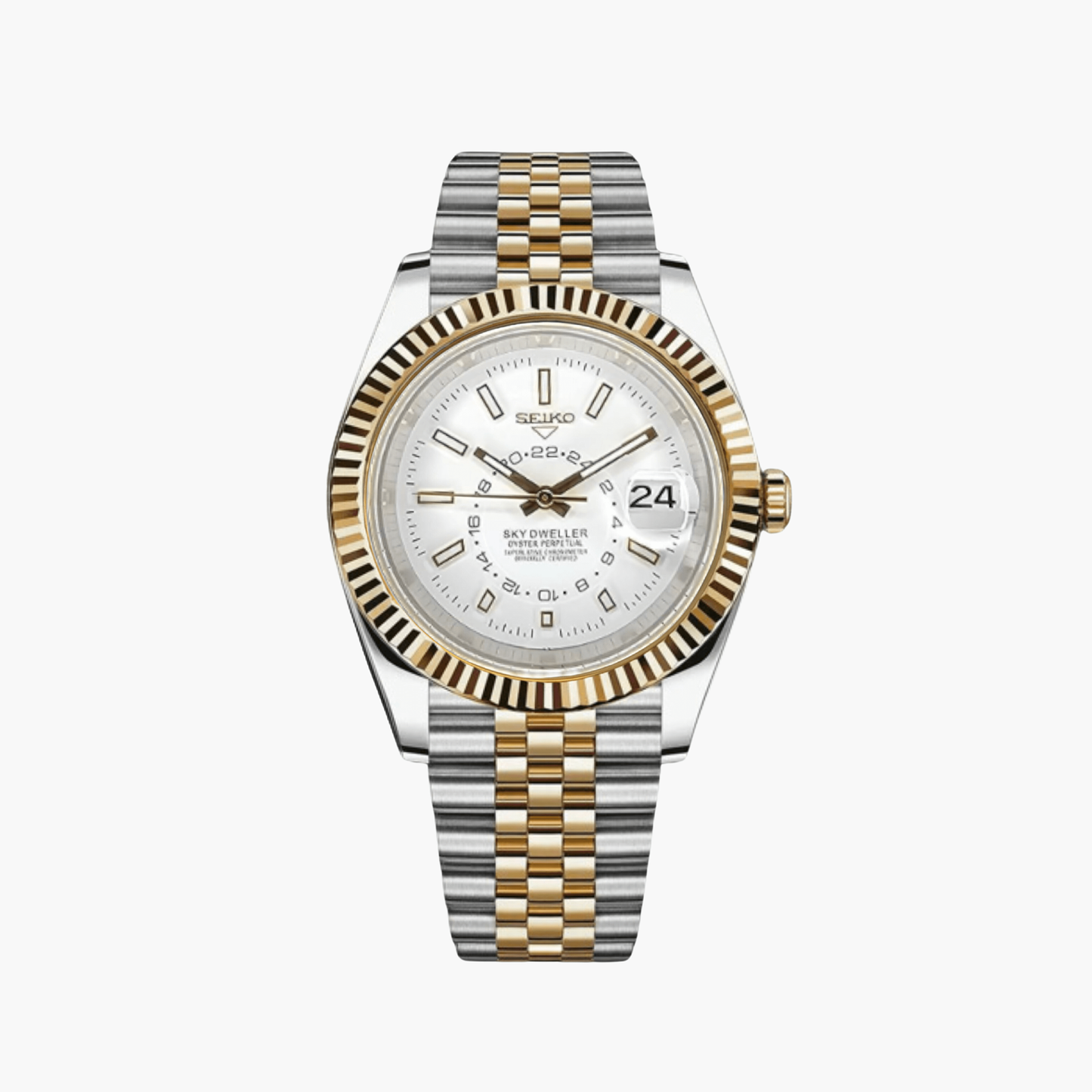 SeikoDweller Twotone Hvid