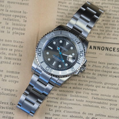 Seikomariner Sølv Rhodium